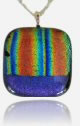 Rainbow Glass Jewellery: Pendants