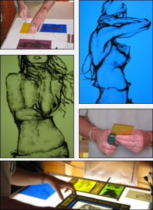 Tommy designs and creates both wall and freestanding fused glass panels. Tommy designs and creates both wall and freestanding fused glass panels.